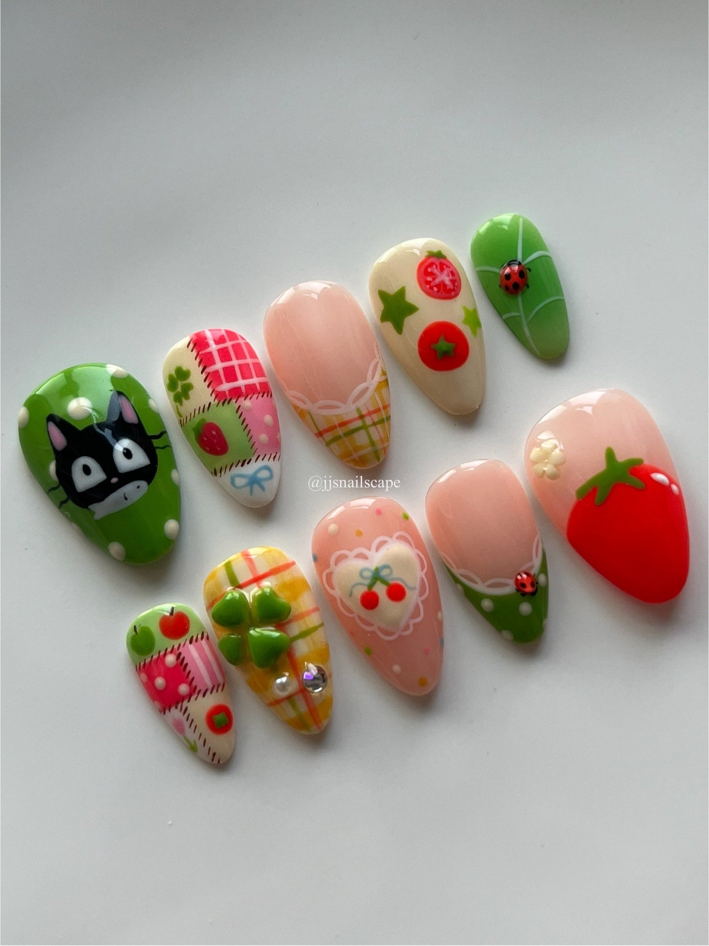 Garden Picnic Nails