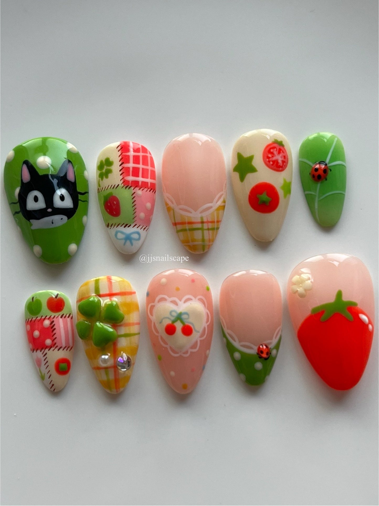 Garden Picnic Nails